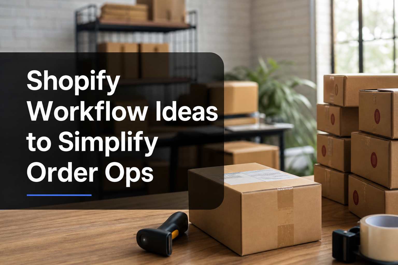 Shopify Workflow Ideas to Simplify Order Ops