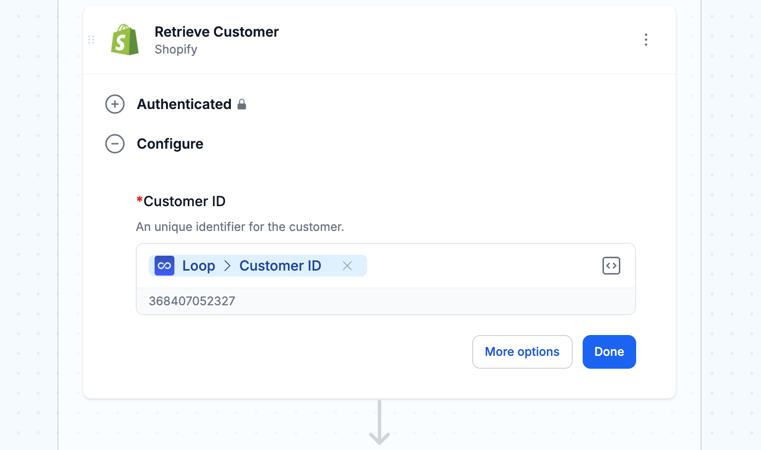 Retrieve customer information from Shopify