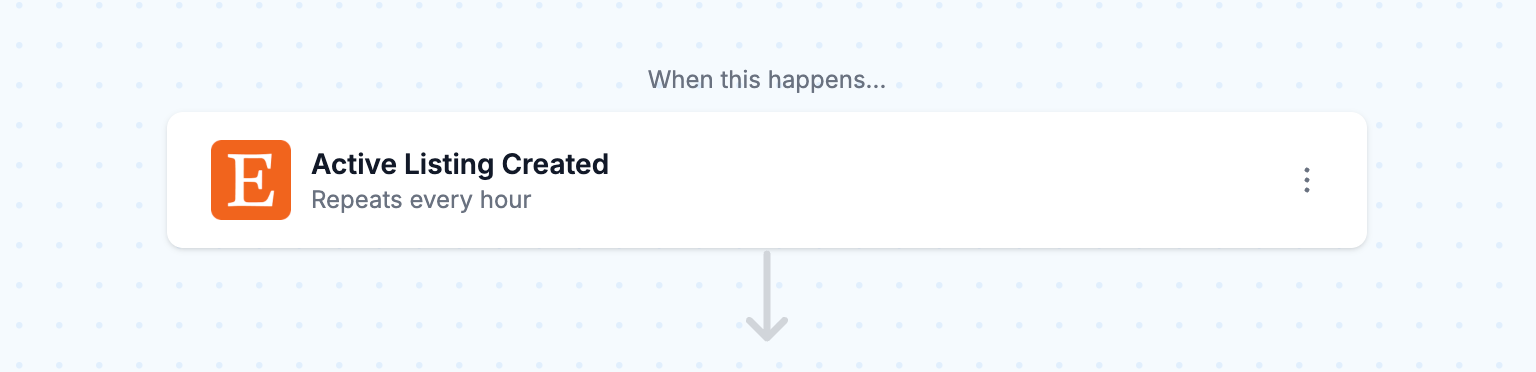 Detect new Etsy listing