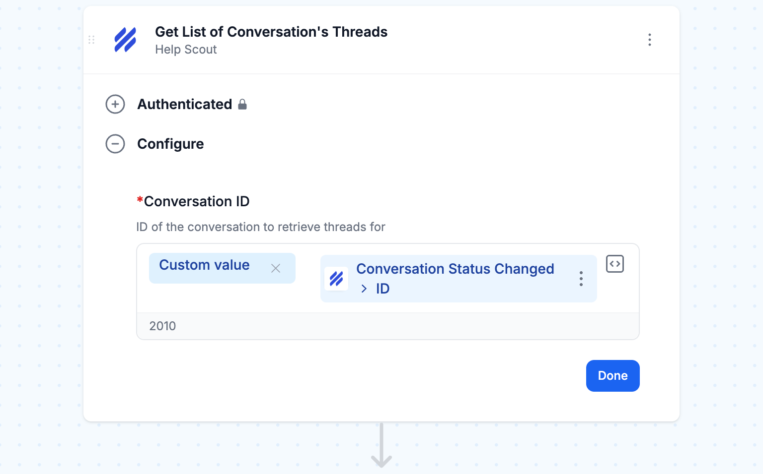 Get conversation threads