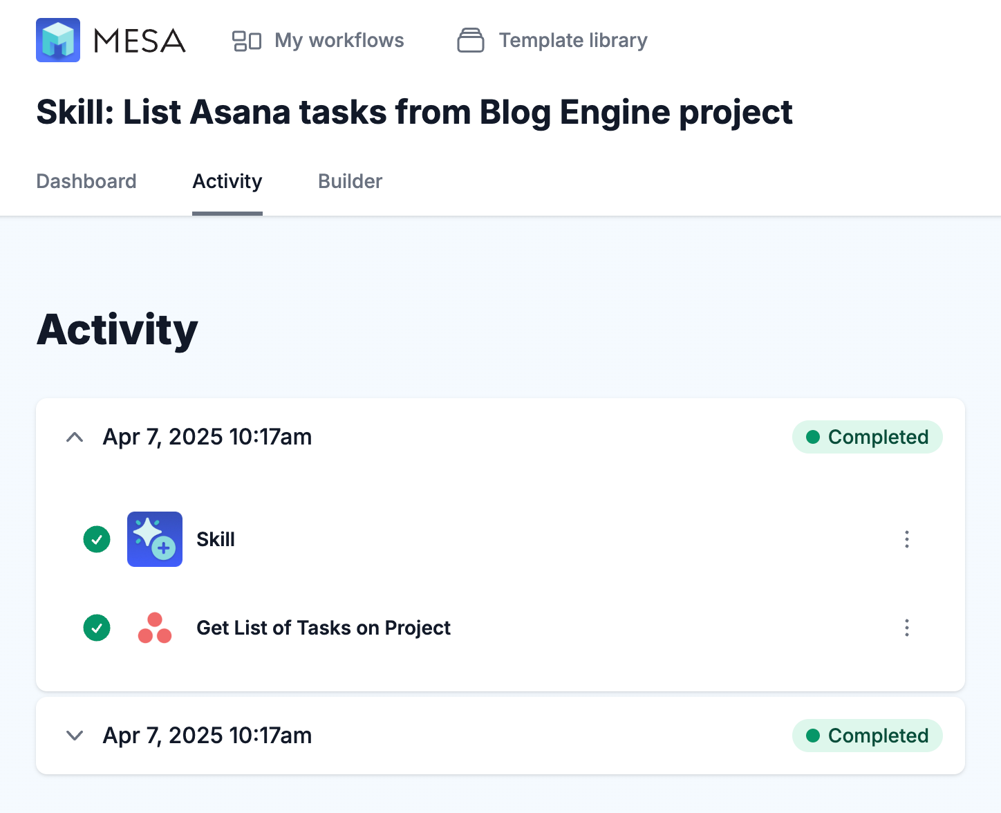 Built-in logging and visibility