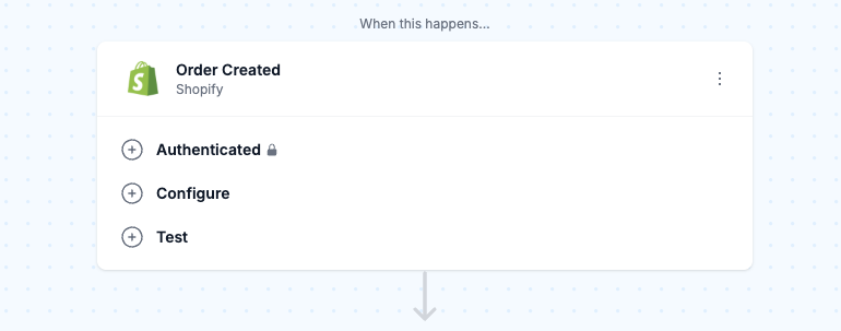 Shopify order created