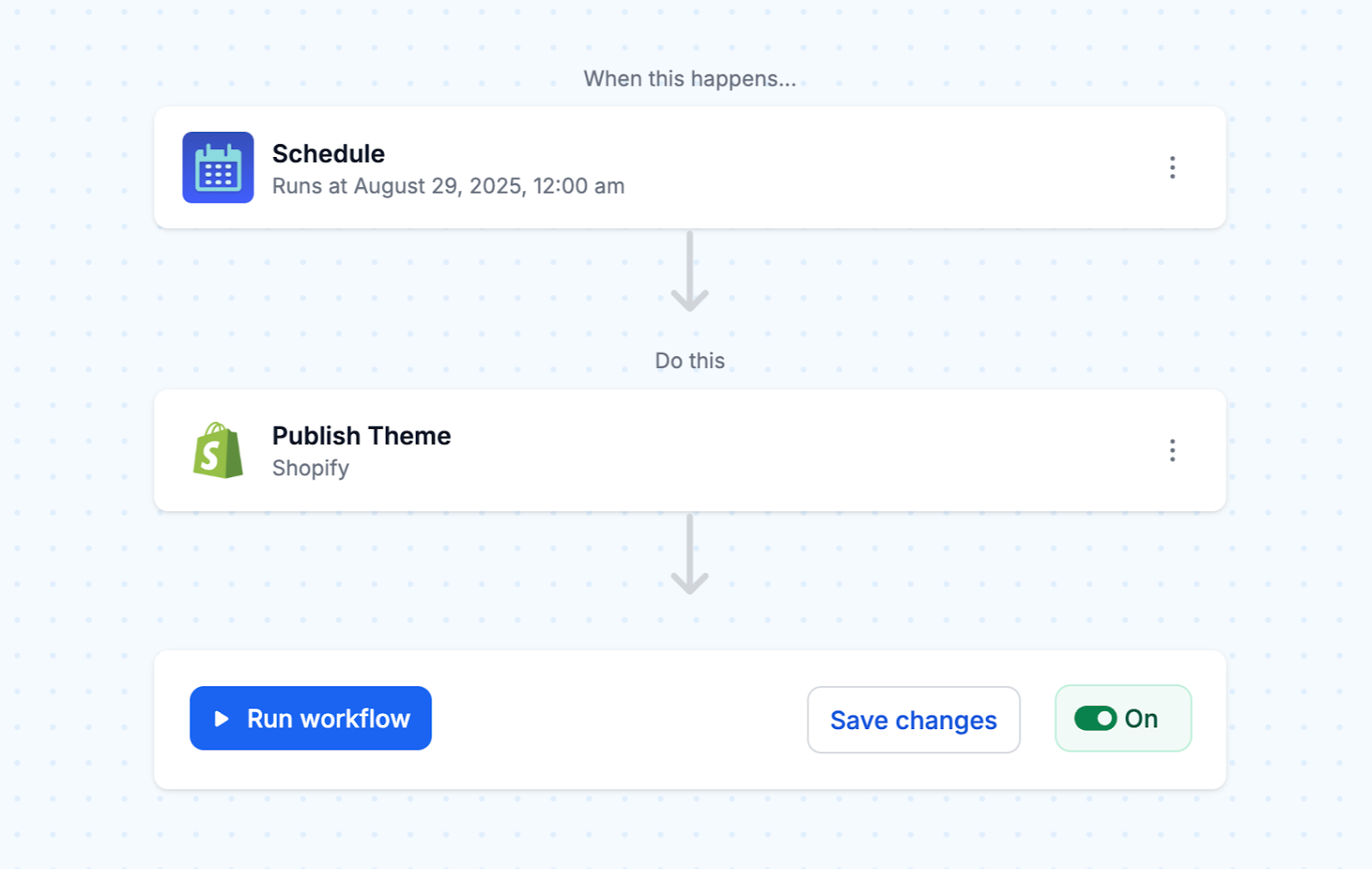 Turn ON to to Schedule Theme Changes on Shopify