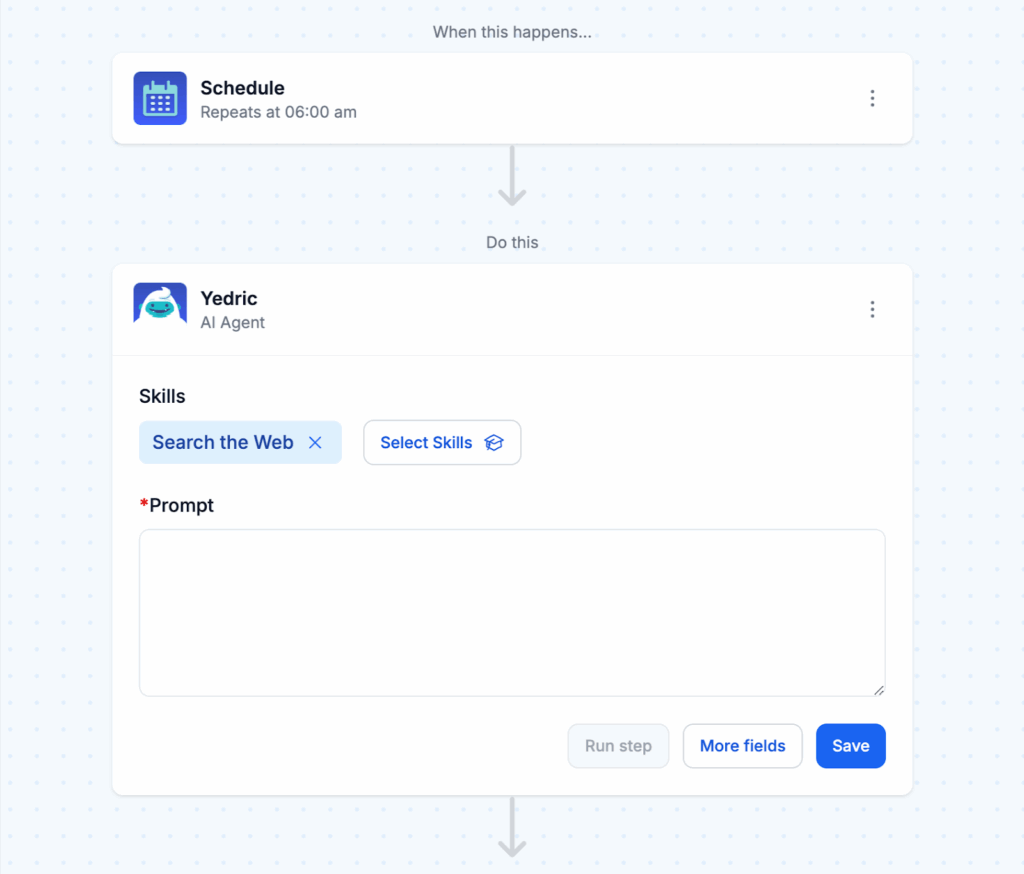 MESA AI can search the web