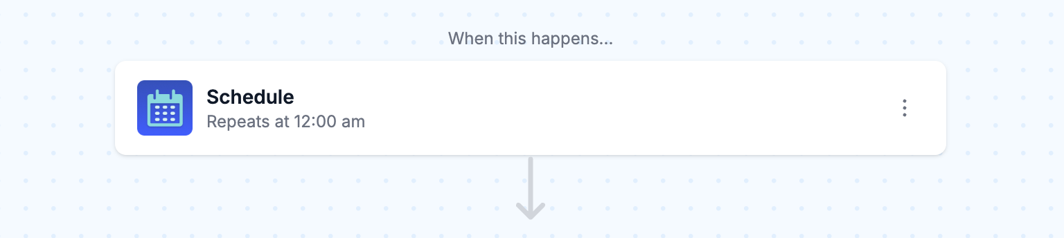 Set up daily monitoring schedule
