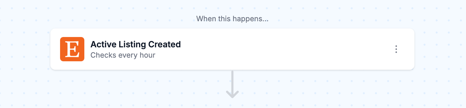 Set up the Etsy Active Listing trigger
