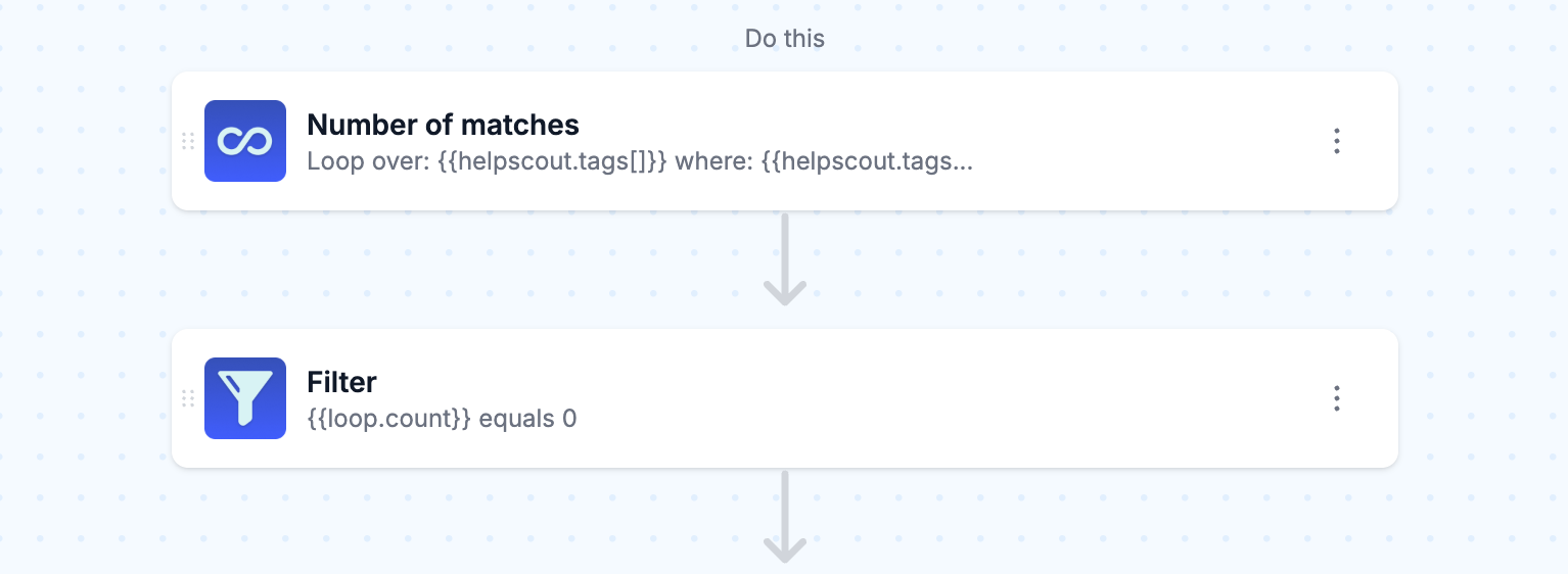 Filter for first-time processing