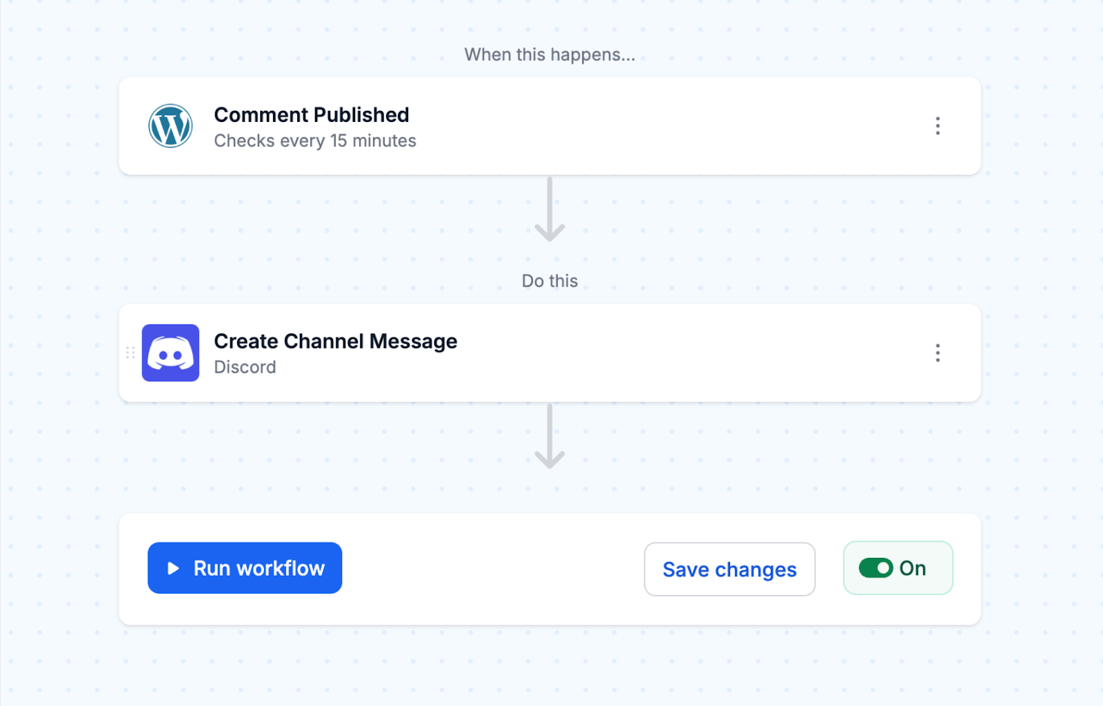 Turn on to Send WordPress Blog Comments to Discord Channel