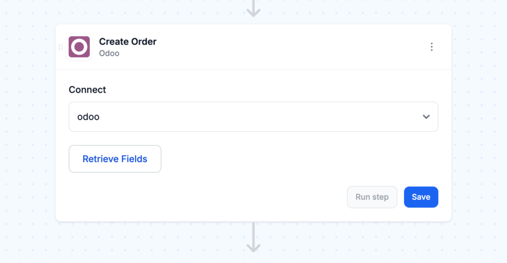 odoo action - retrieve fields