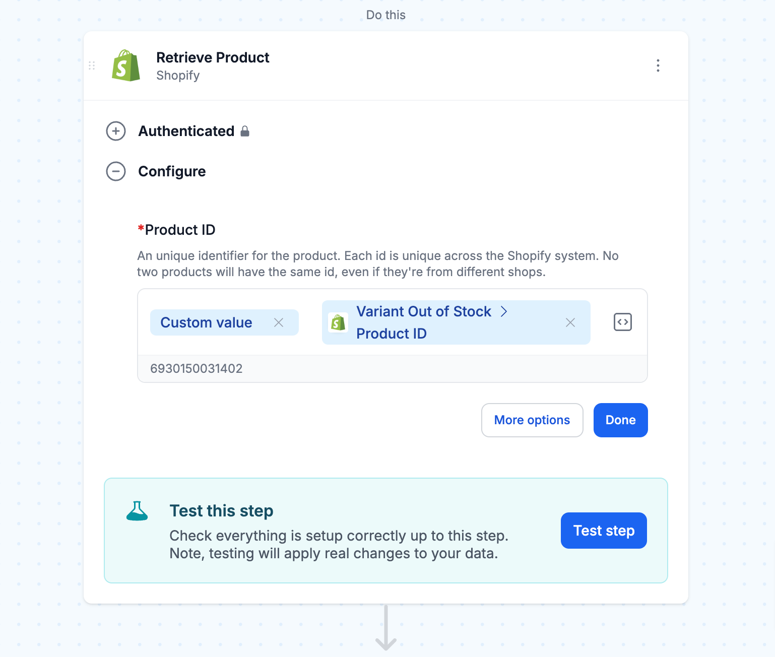 Retrieve Product Information