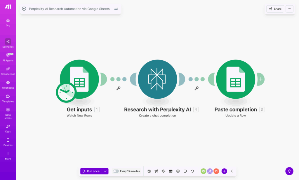 make visual workflow builder