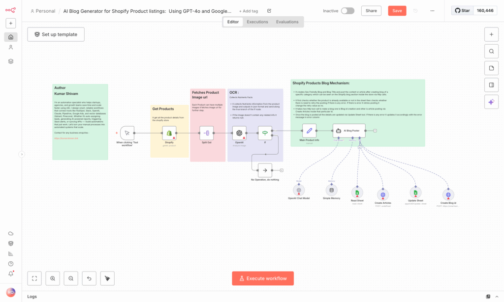 n8n workflow example