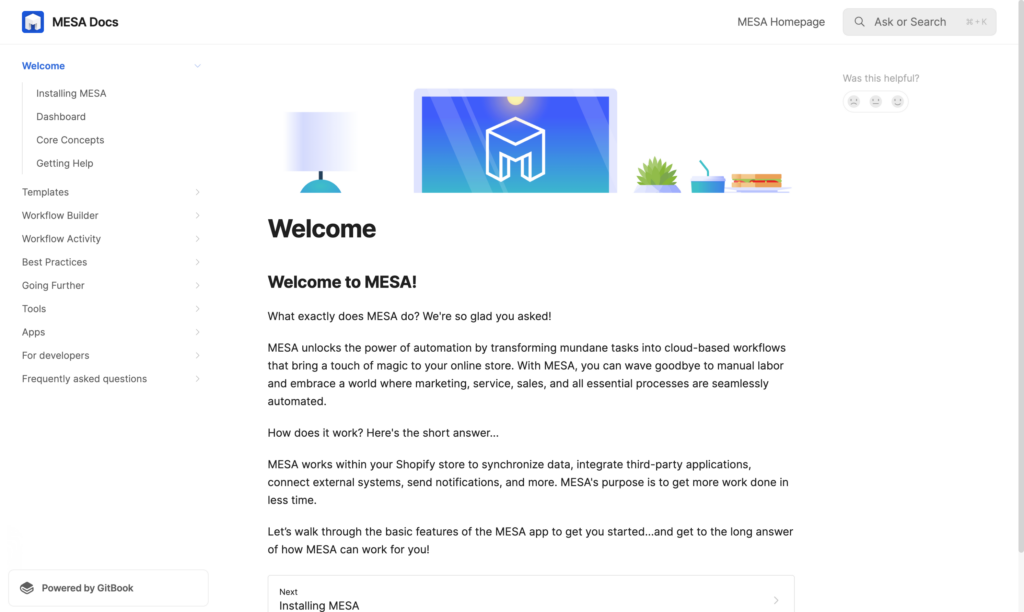 docs.getmesa.com