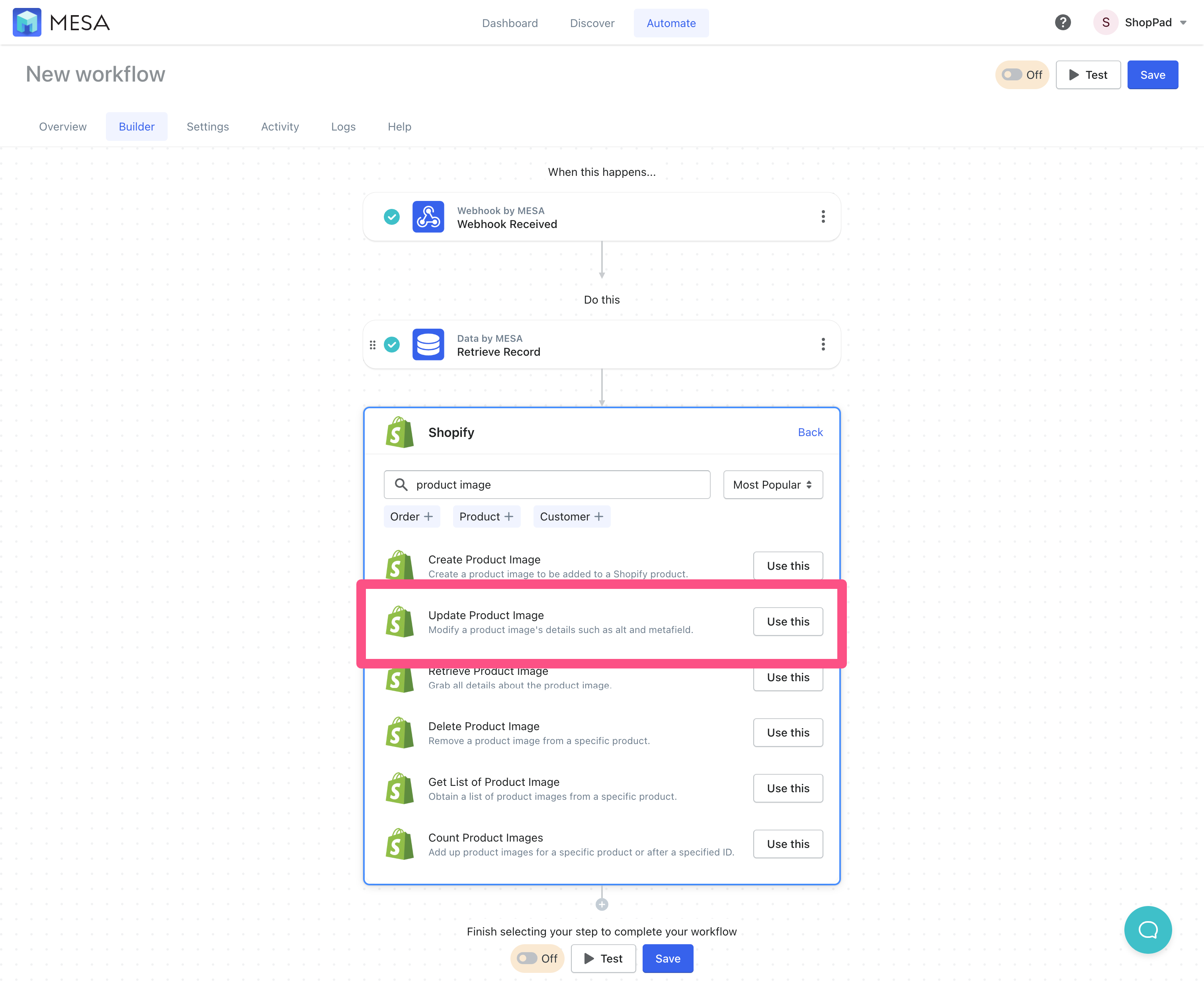 product update image