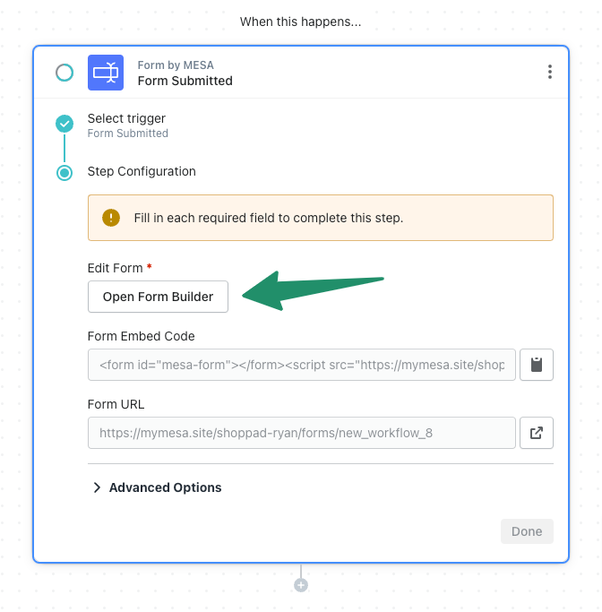 shopify post purchase form builder