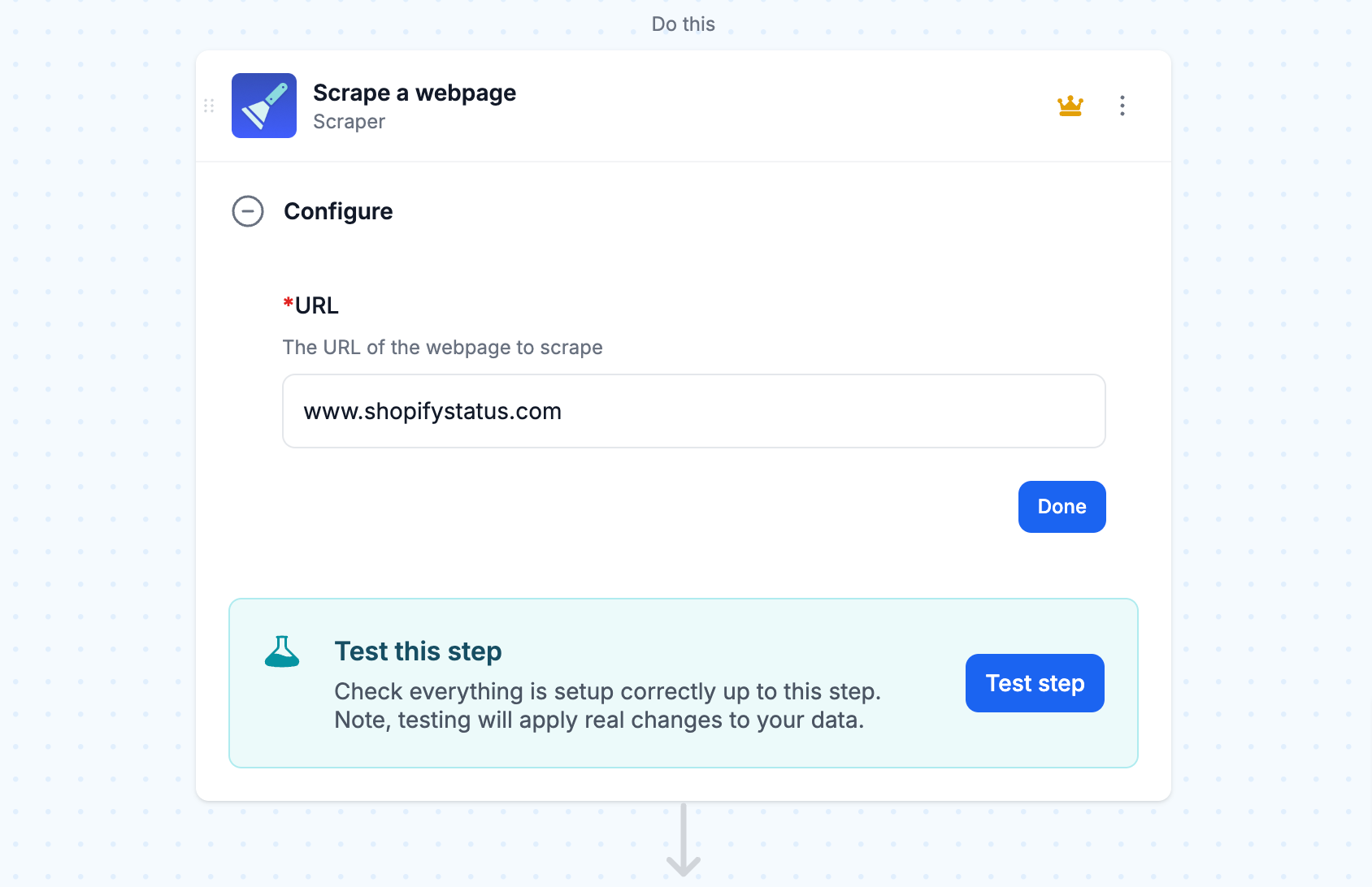 Scrape any webpage to turn the content into structured markdown