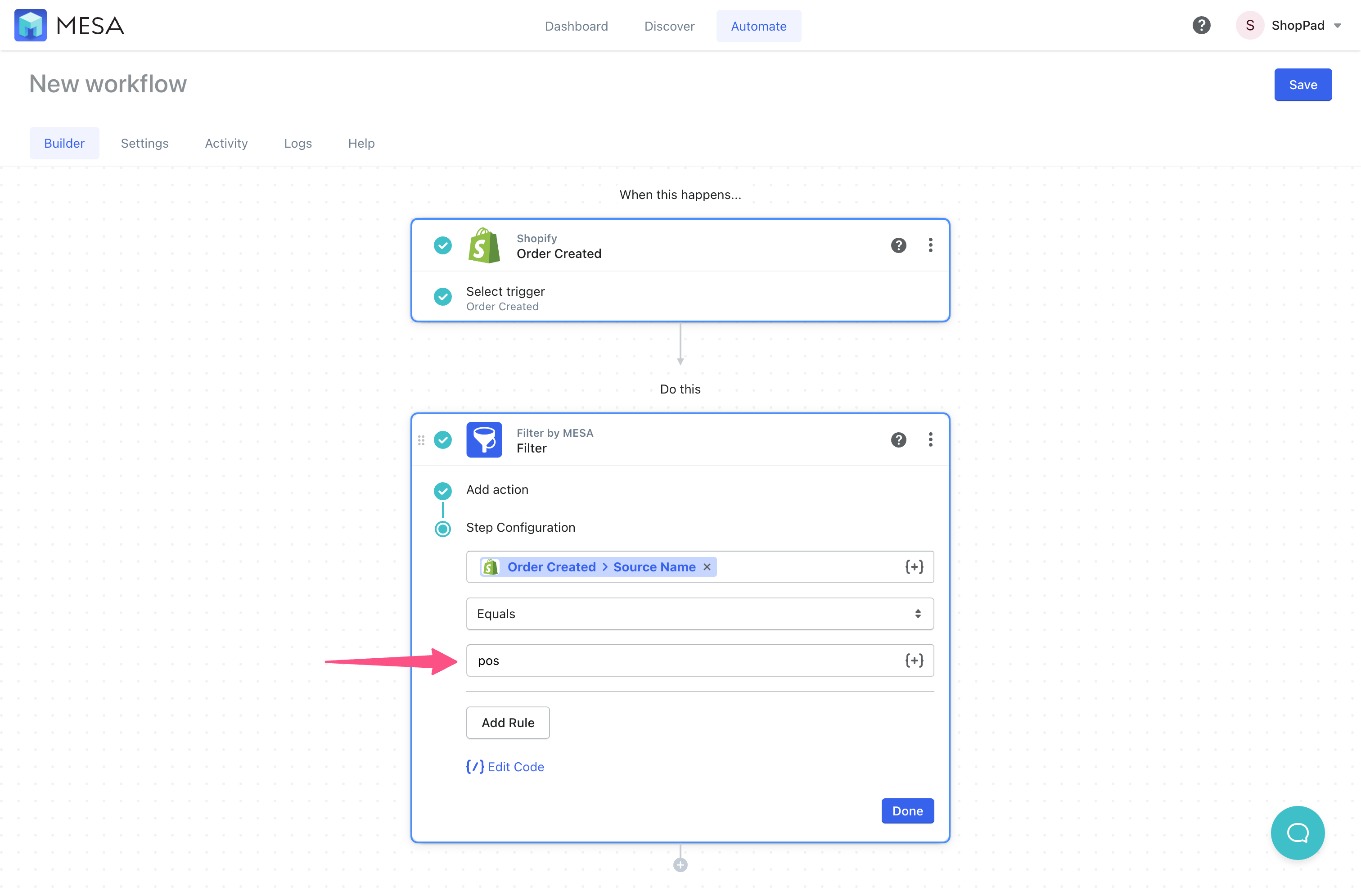 shopify filter orders to tag