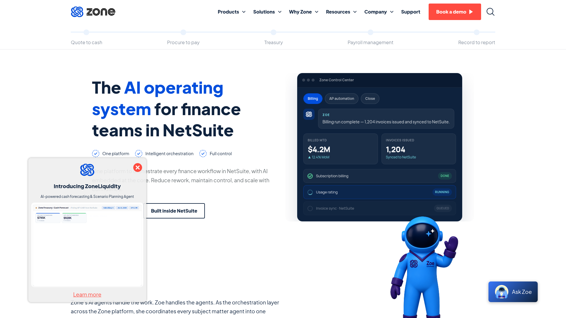 Zone & Co website screenshot