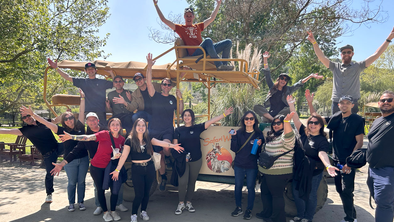 MESA team at Safari West in Sonoma Valley 2025